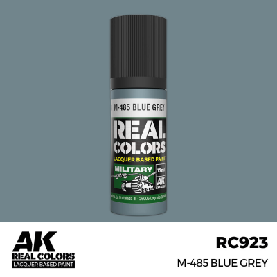 AK RC923 REAL COLORS M-485 Blue Grey 17ml (lacquer paint)