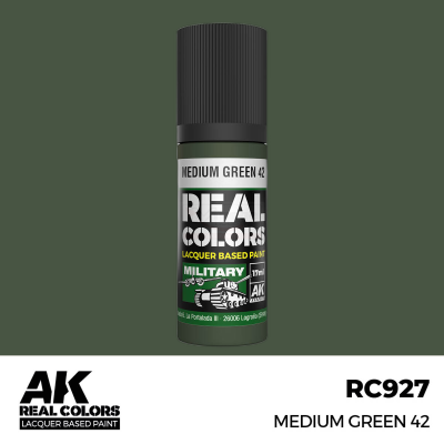AK RC927 REAL COLORS Medium Green 42 17ml (lacquer paint)