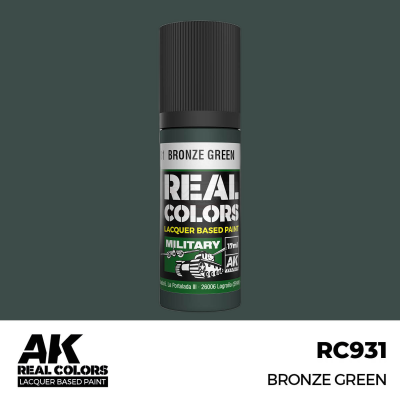 AK RC931 REAL COLORS Bronze Green 17ml (lacquer paint)