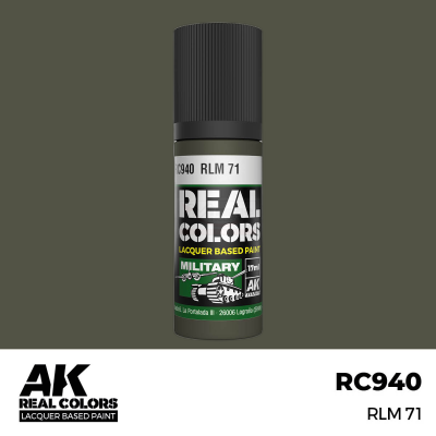 AK RC940 REAL COLORS RLM71 Dark Green 17ml (lacquer paint)