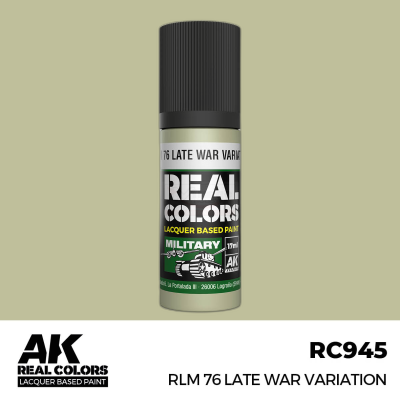 AK RC945 REAL COLORS RLM76 Late War Variation 17ml (lacquer paint)
