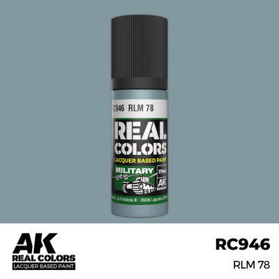 AK RC946 REAL COLORS RLM78 (Sky blue) 17ml (lacquer paint)