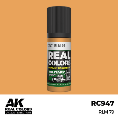 AK RC947 REAL COLORS RLM79 (Sand yellow) 17ml (lacquer paint)