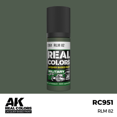 AK RC951 REAL COLORS RLM82 (Light green) 17ml (lacquer paint)