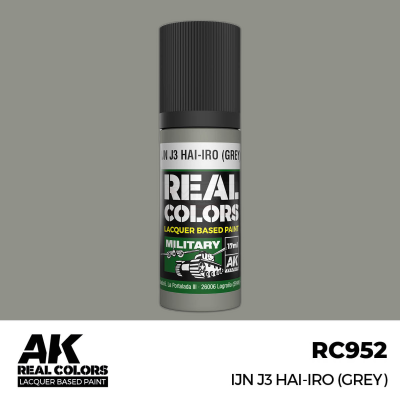 AK RC952 REAL COLORS IJN J3 HAI-IRO (GREY) 17ml (lacquer paint)