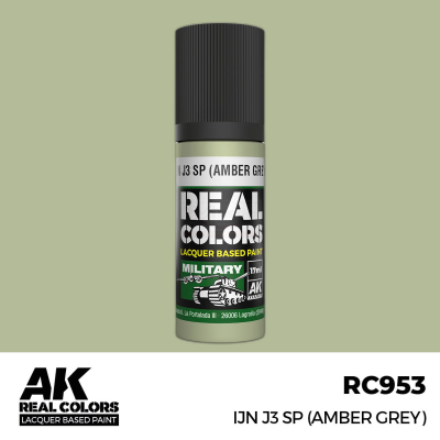 AK RC953 REAL COLORS IJN J3 SP (AMBER GREY) 17ml (lacquer paint)