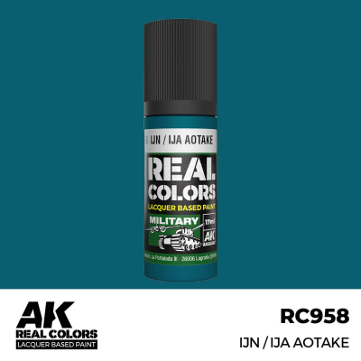AK RC958 REAL COLORS IJN / IJA Aotake 17ml (lacquer paint)