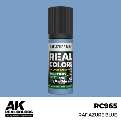 AK RC965 REAL COLORS RAF Azure Blue 17ml (lacquer paint)
