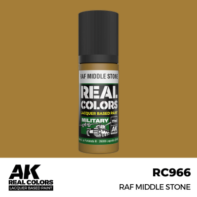 AK RC966 REAL COLORS RAF Middle Stone 17ml (lacquer paint)