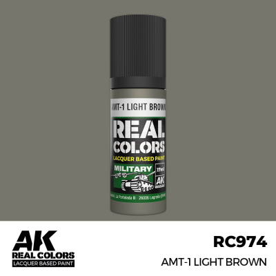 AK RC974 REAL COLORS AMT-1 Light Brown 17ml (lacquer paint)