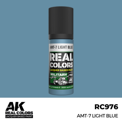 AK RC976 REAL COLORS AMT-7 Light Blue 17ml (lacquer paint)