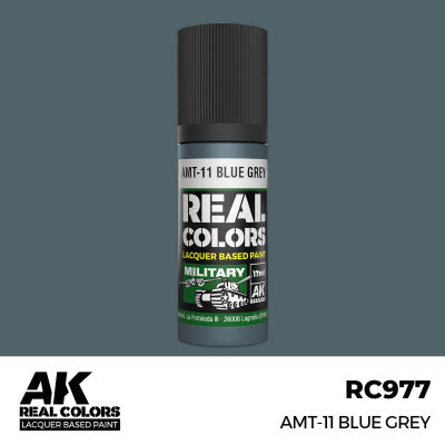 AK RC977 REAL COLORS AMT-11 Blue Grey 17ml (lacquer paint)