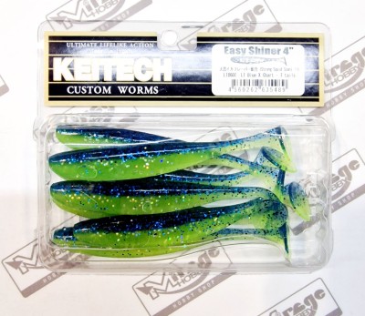 KEITECH EASY SHINER 4"(10cm) LT#60T LT Blue X Chart (op. 7szt) 