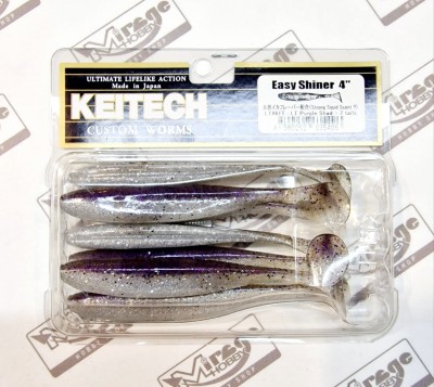 KEITECH EASY SHINER 4"(10cm) LT#61T LT Purple Shad (op. 7szt) 