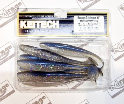 KEITECH EASY SHINER 4"(10cm) LT#40T LT Smoke Shiner (op. 7szt) 