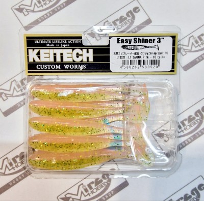 KEITECH EASY SHINER 3"(7,5cm) LT#02 Sakura Pink (op. 10szt) 