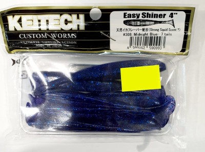 KEITECH EASY SHINER 4"(10cm) #308 Midnight Blue (op. 7szt) 