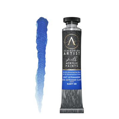 SCALE75 SART28 SCALECOLOR ARTIST: LIGHT ULTRAMARINE 20ml (high quality paint)