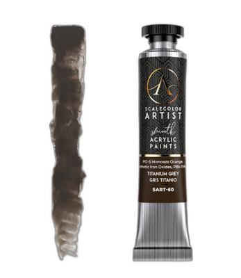 SCALE75 SART60 SCALECOLOR ARTIST: TITANIUM GREY 20ml (high quality paint)