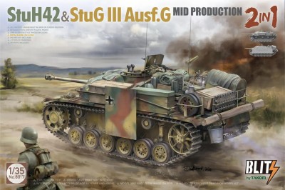 TAKOM 8017 1:35 StuH 42 And StuG III Ausf.G Mid Production 2 In 1