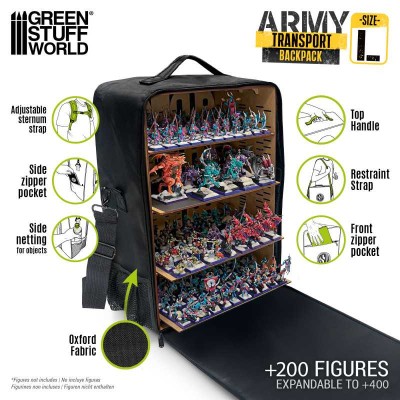 GSW 13230 Army Transport BACKPACK - SIZE L (large)(plecak na figurki)