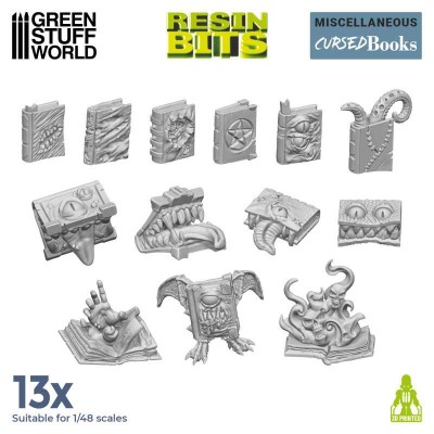 GSW 2013 3D Printed Set - Cursed Books (SET 13pcs) (przeklęte książki)