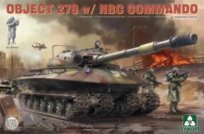 TAKOM 2188 1:35 Object 279 With NBC Commando Figure
