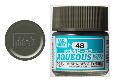 GUNZE H048 (German) FIELD GRAY (2) 10ml [GLOSS]