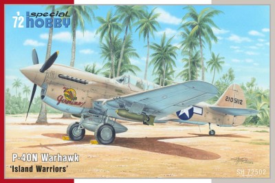 SPECIAL HOBBY 72502 1:72 P-40N Warhawk 'Island Warriors'