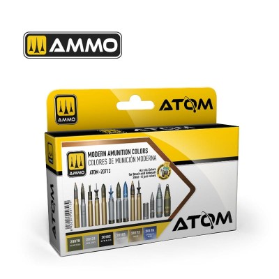 AMMO 20713 ATOM Modern Amunition Colors Set [PAINT SET]