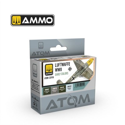 AMMO 20910 ATOM Luftwaffe WWII Early Colors [PAINT SET]