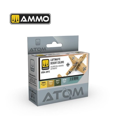AMMO 20912 ATOM Luftwaffe Desert Colors Set [PAINT SET]