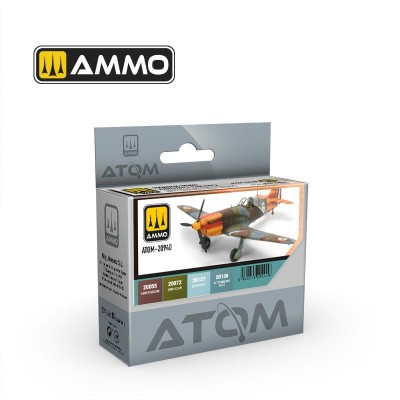 AMMO 20940 ATOM French WWII Aircraft colours Set [PAINT SET]