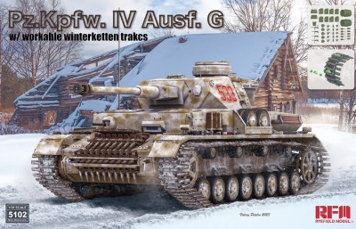 RYE FIELD MODEL RM5102 1:35 Panzer IV Ausf. G With Workable Winterketten Tracks