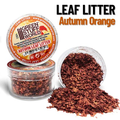GSW 1264 LARGE Leaf Litter - Autumn Orange (liście do dioram)