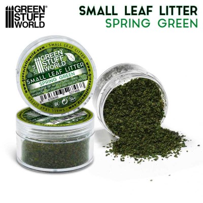 GSW 13246 SMALL Leaf Litter - Spring Green (liście do dioram) 