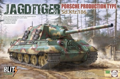 TAKOM 8003 1:35 Jagdtiger Sd.Kfz.186 Porsche Production type