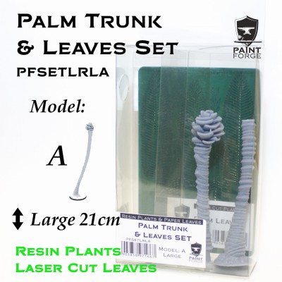 PAINT FORGE PFSETLRLA PALM + LEAVES SET: size Large, Palm type A