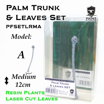 PAINT FORGE PFSETLRMA PALM + LEAVES SET: size Medium, Palm type A