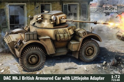 IBG 72148 1:72 DAC Mk.I British Armoured Car With Littlejohn Adapter