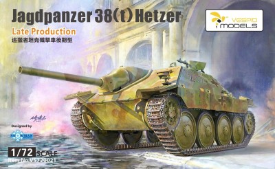 VESPID MODELS 720021 1:72 Jagdpanzer 38(t) Hetzer - Late Production