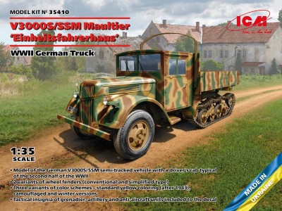 ICM 35410 1:35 V3000S/SSM Maultier 'Einheitsfahrerhaus' - WWII German Truck