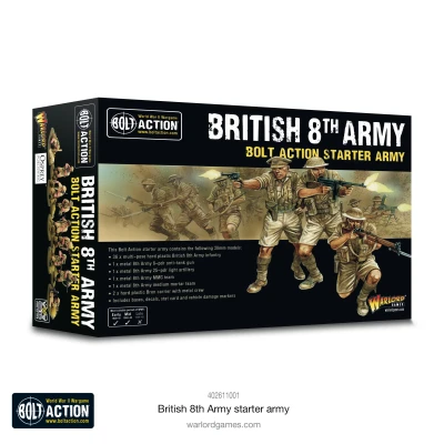 BOLT ACTION STARTER ARMY: British 8th ARMY [402611001]