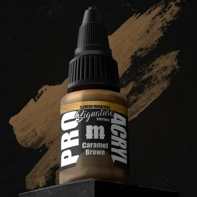 MONUMENT MPA-S28 Pro Acryl: Flameon Caramel Brown (22ml) (Signature Series)