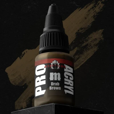 MONUMENT MPA-S40 Pro Acryl: Adepticon Drab Brown (22ml) (Signature Series)