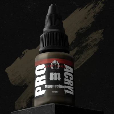 MONUMENT MPA-S42 Pro Acryl: Adepticon Magnesium (22ml) [METALLIC] (Signature Series)