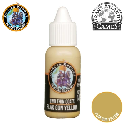 TWO THIN COATS 10128 Flak Gun Yellow 15ml (midtone)