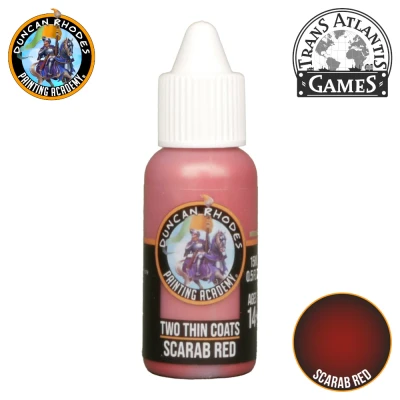 TWO THIN COATS 10163 Scarab Red 15ml (metallic)