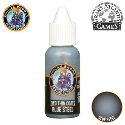 TWO THIN COATS 10172 Blue Steel 15ml (metallic)