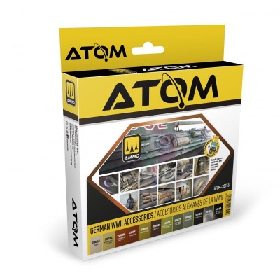 AMMO 20745 ATOM German WWII Accessories Set [PAINT SET]